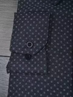 Camisa Maquinetada Preta - loja online