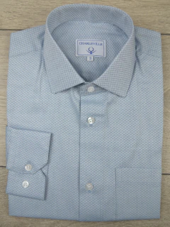 Camisa Maquinetada Azul