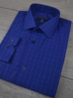 Camisa Xadrez Azul