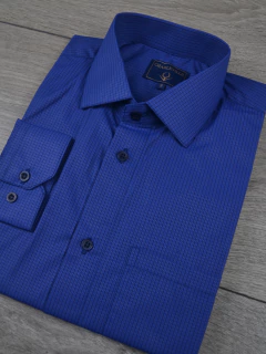 Camisa Micro Xadrez Azul - comprar online