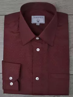 Camisa Maquinetada vinho