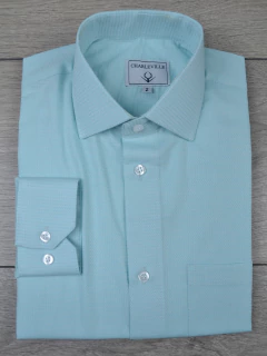 Camisa Maquinetada Verde - comprar online