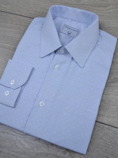 Camisa Maquinetada Azul na internet