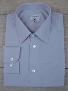 Camisa Microfibra Cinza - comprar online