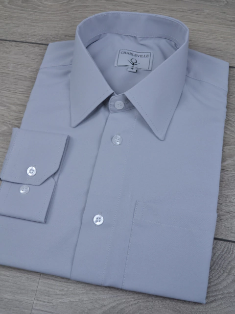Camisa Microfibra Cinza