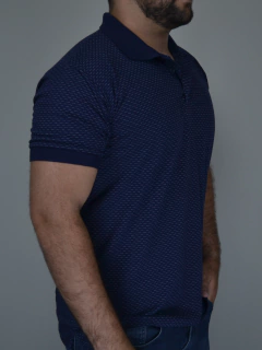 Polo Botão Azul Marinho - comprar online