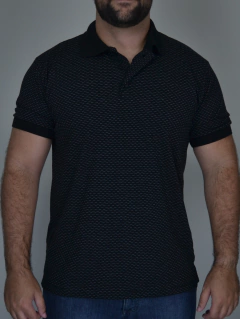 Polo Botão Preta - comprar online