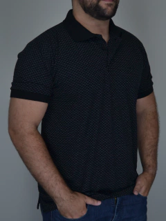Polo Botão Preta