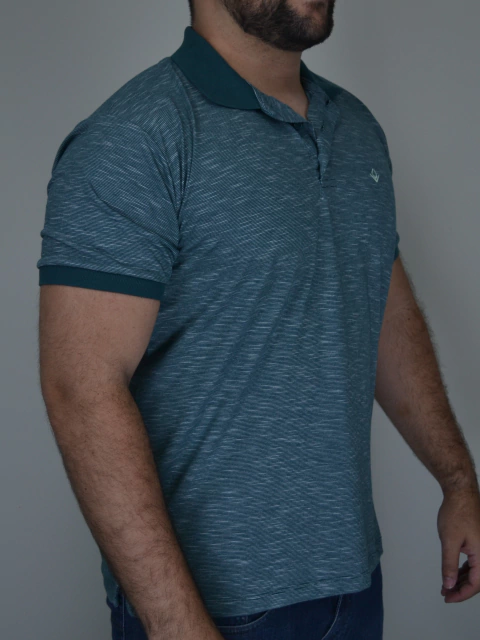 Polo Botão Verde