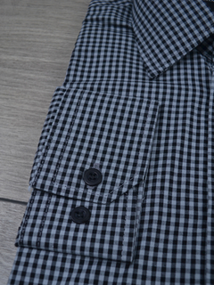 Imagem do Camisa Micro Xadrez preta