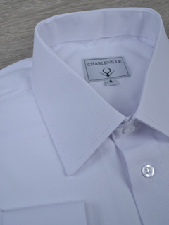 Camisa Maquinetada Branca na internet