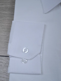 Camisa Maquinetada Branca 3 - Charleville Camisaria