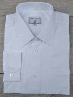 Camisa Maquinetada branca espinha de peixe