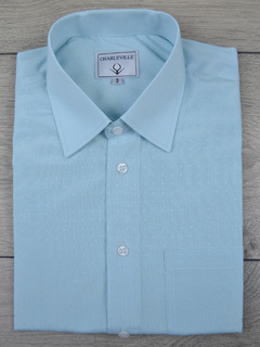 Camisa Manga Curta Maquinetada Verde