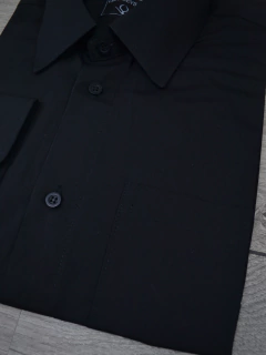 Camisa Preta 100% Algodão Fio 50 na internet