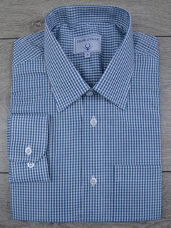 Camisa Urban Fio 50 Xadrez Jeans