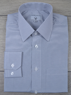 Camisa Xadrez Cinza