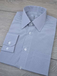 Camisa Xadrez Cinza - Charleville Camisaria
