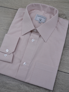 Camisa Salmão 100%Algodão - Charleville Camisaria