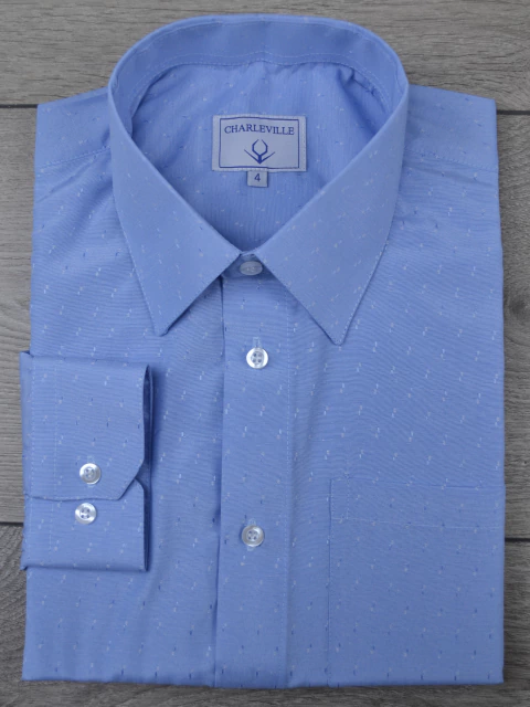 Camisa Maquinetada Azul - comprar online