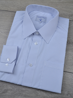 Imagem do Camisa xadrez Azul e Branco
