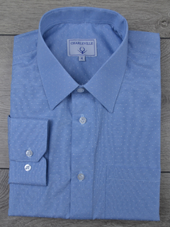 Camisa Maquinetada Azul - comprar online