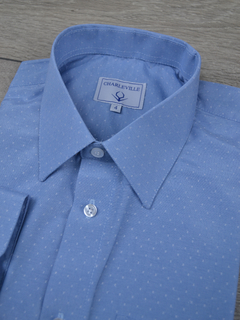 Camisa Maquinetada Azul na internet