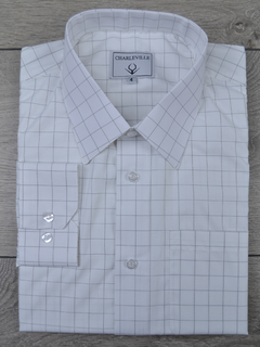 Camisa xadrez branco na internet