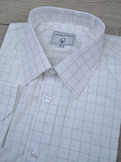 Camisa xadrez branco - comprar online