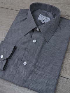 Camisa Maquinetada Preta - Charleville Camisaria