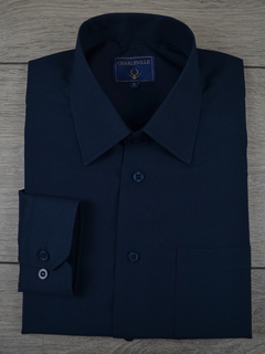 Camisa Microfibra Azul Marinho