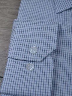 Camisa Micro Xadrez 100%Algodão - Charleville Camisaria