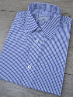 Camisa Manga Curta Azul