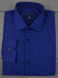 Camisa Xadrez Azul na internet