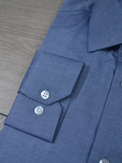 Camisa 100% Algodão Azul - Charleville Camisaria