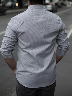 Camisa Listrada Preta e Branco - loja online