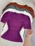 Blusa Malha Manga Princesa na internet