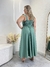 Vestido Longo Alças Amarrar - A Vaidosa