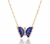 COLLAR MARIPOSA AZUL