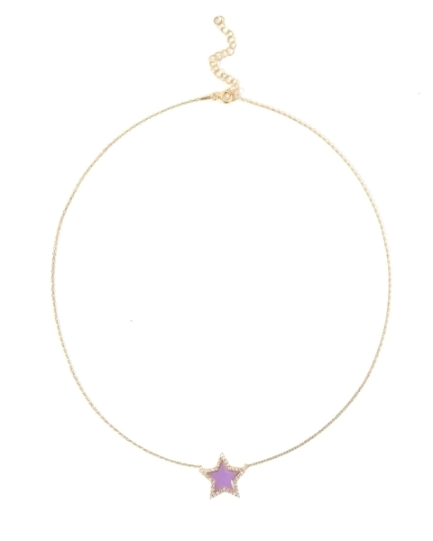 COLLAR ESTRELLA LILA