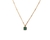 COLLAR CUADRITO VERDE