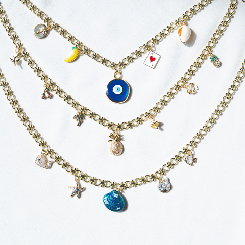 COLLAR 3 LAYER CHARM
