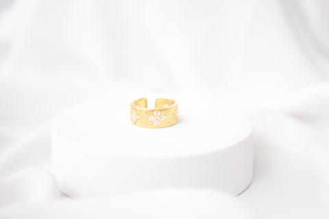 ANILLO LUISA AJUSTABLE DORADO