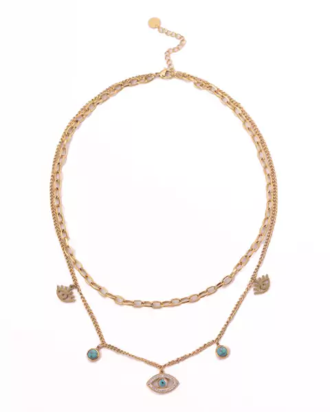 COLLAR DOBLE CON DIJES