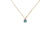 COLLAR CUADRITO TURQUESA - comprar online