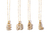 COLLAR INICIAL HAILEY BRILLO DORADO
