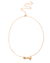 COLLAR MOÑO PLAIN DORADO