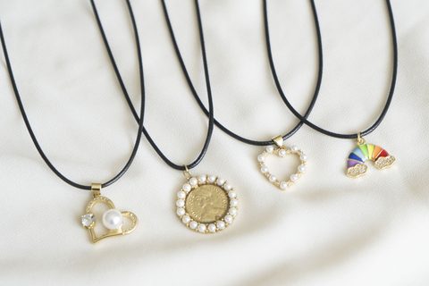 COLLARES CADENA NEGRA
