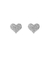 CIRCON MEGA HEART EARRING SILVER