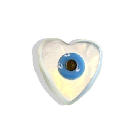 DIJE CORAZON OJITO DE NACAR